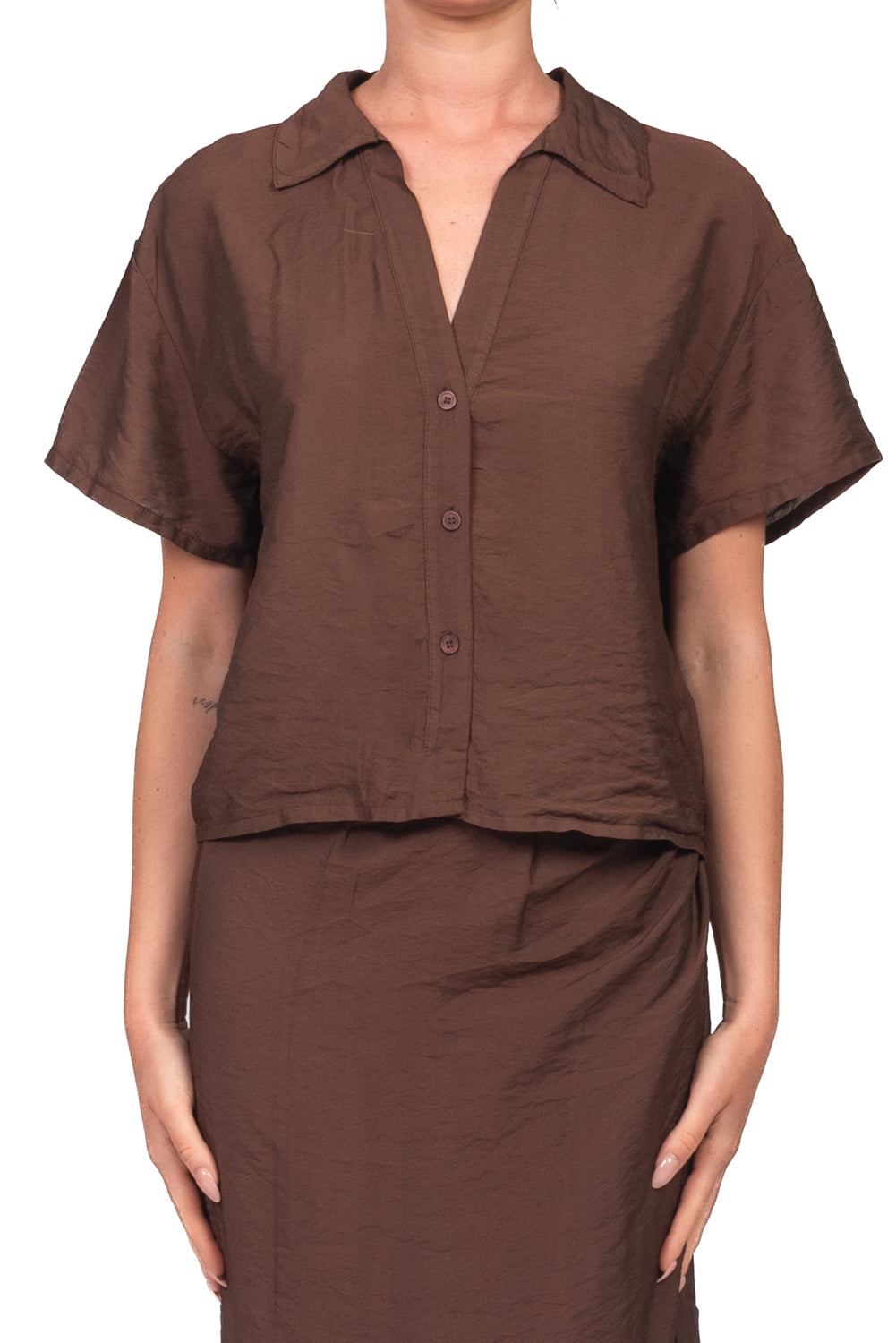 Tensione In - Camicia goffrata mezza manica Art. 45184V78