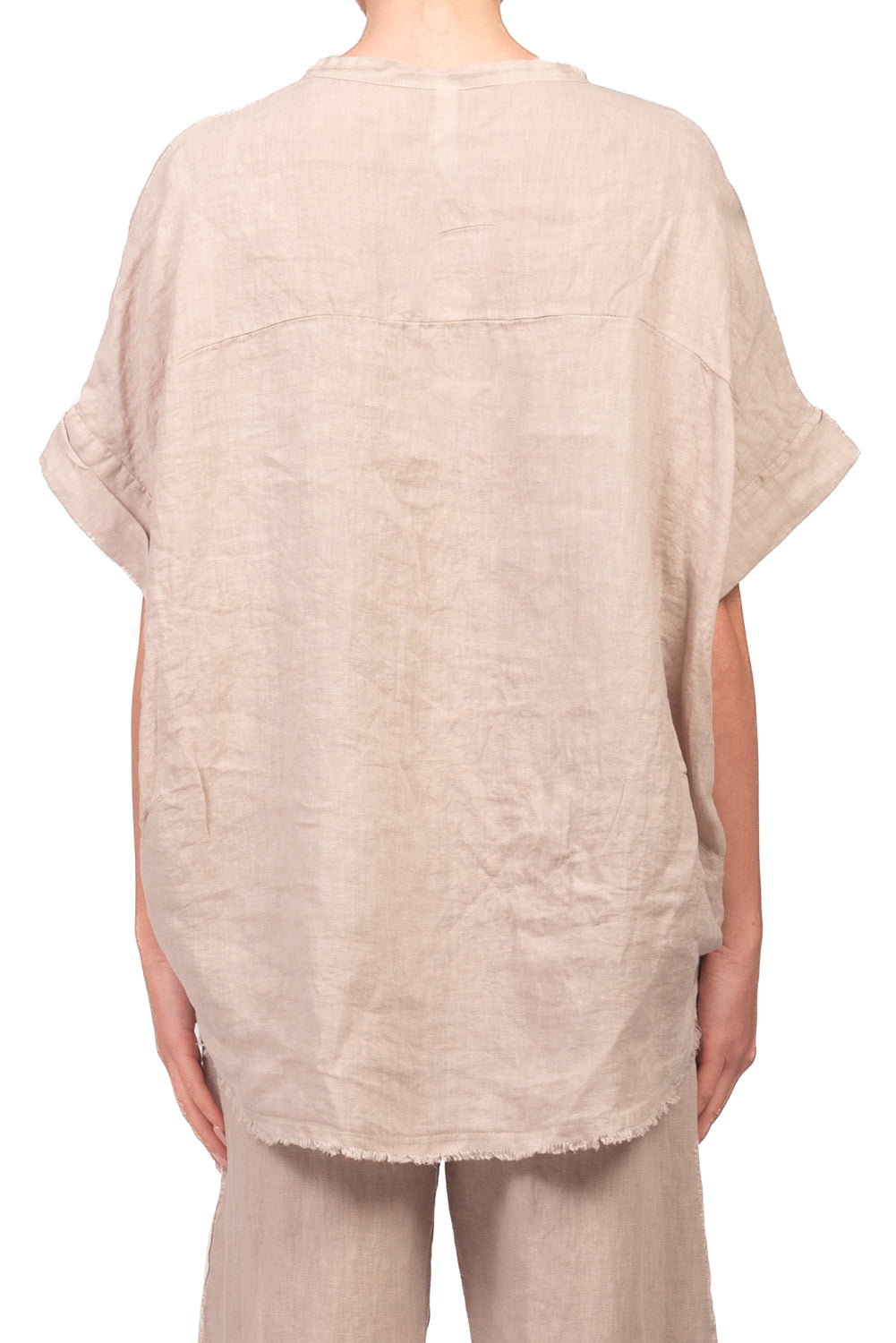 Tensione In - Camicia in lino mezza manica Art. S26CL97