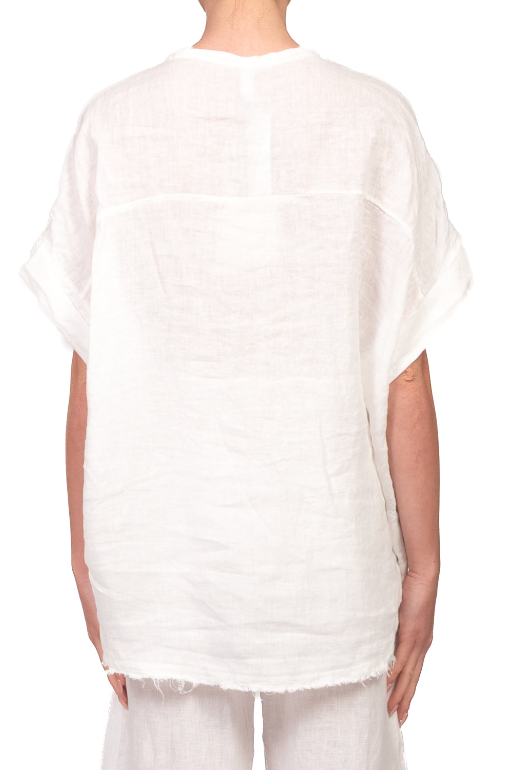 Tensione In - Camicia in lino mezza manica Art. S26CL97