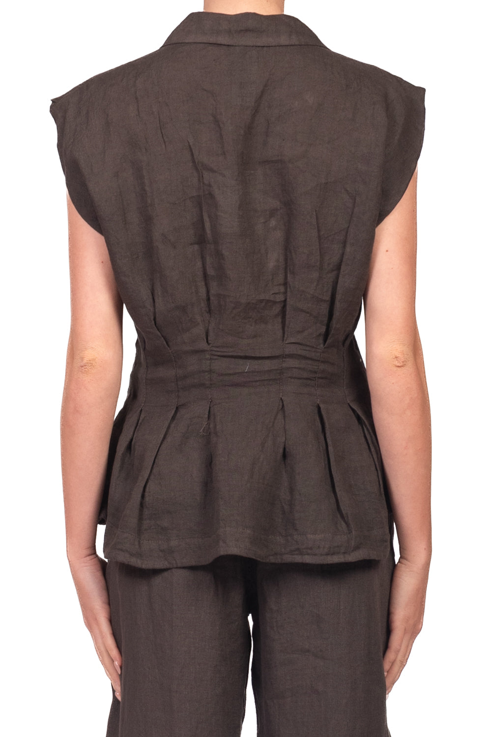 Tensione In - Camicia sfiancata in lino Art. S26CL19
