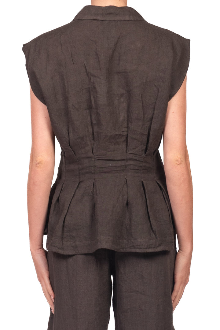 Tensione In - Camicia sfiancata in lino Art. S26CL19