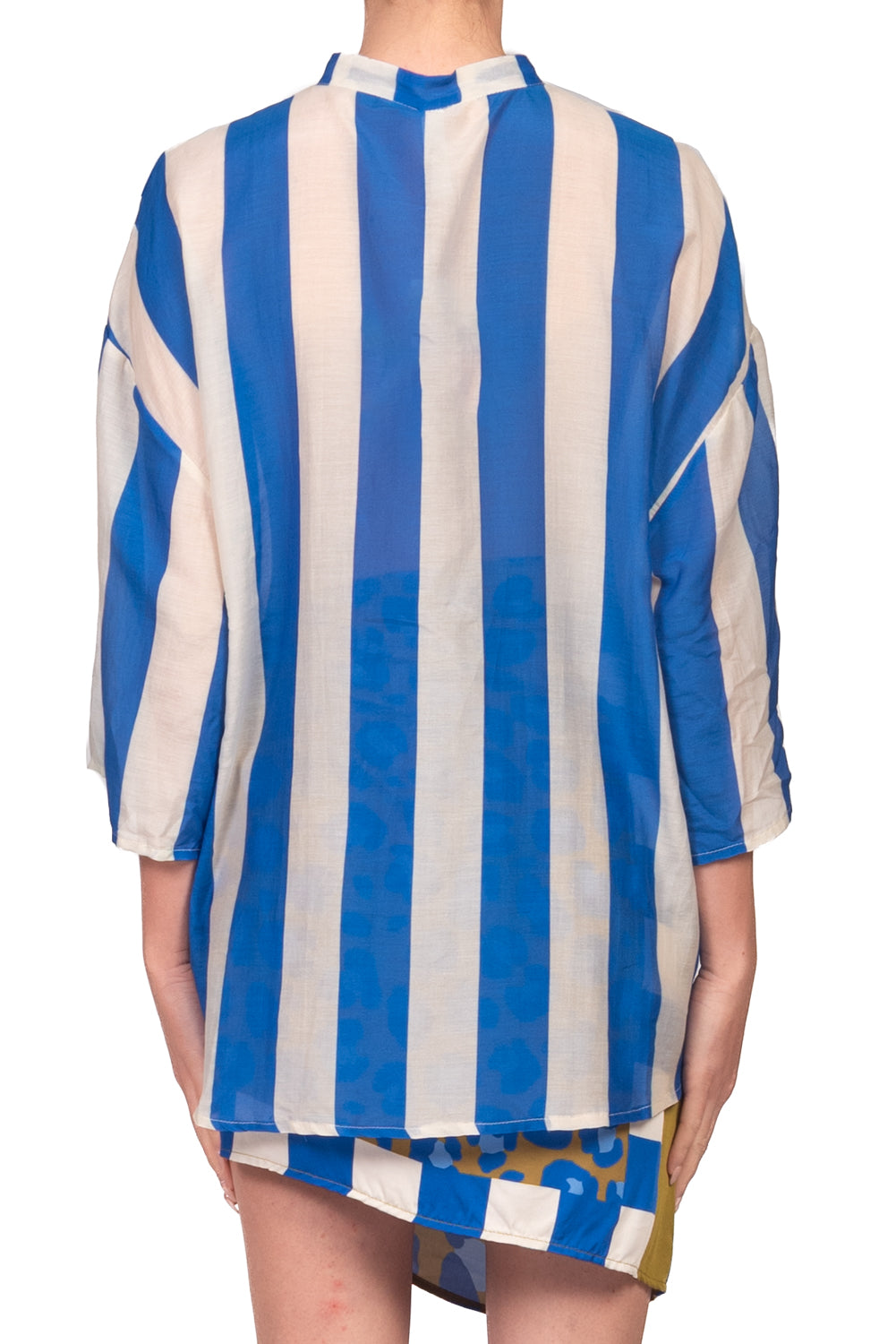 Tensione In - Camicia mussola rigata Art. 39856