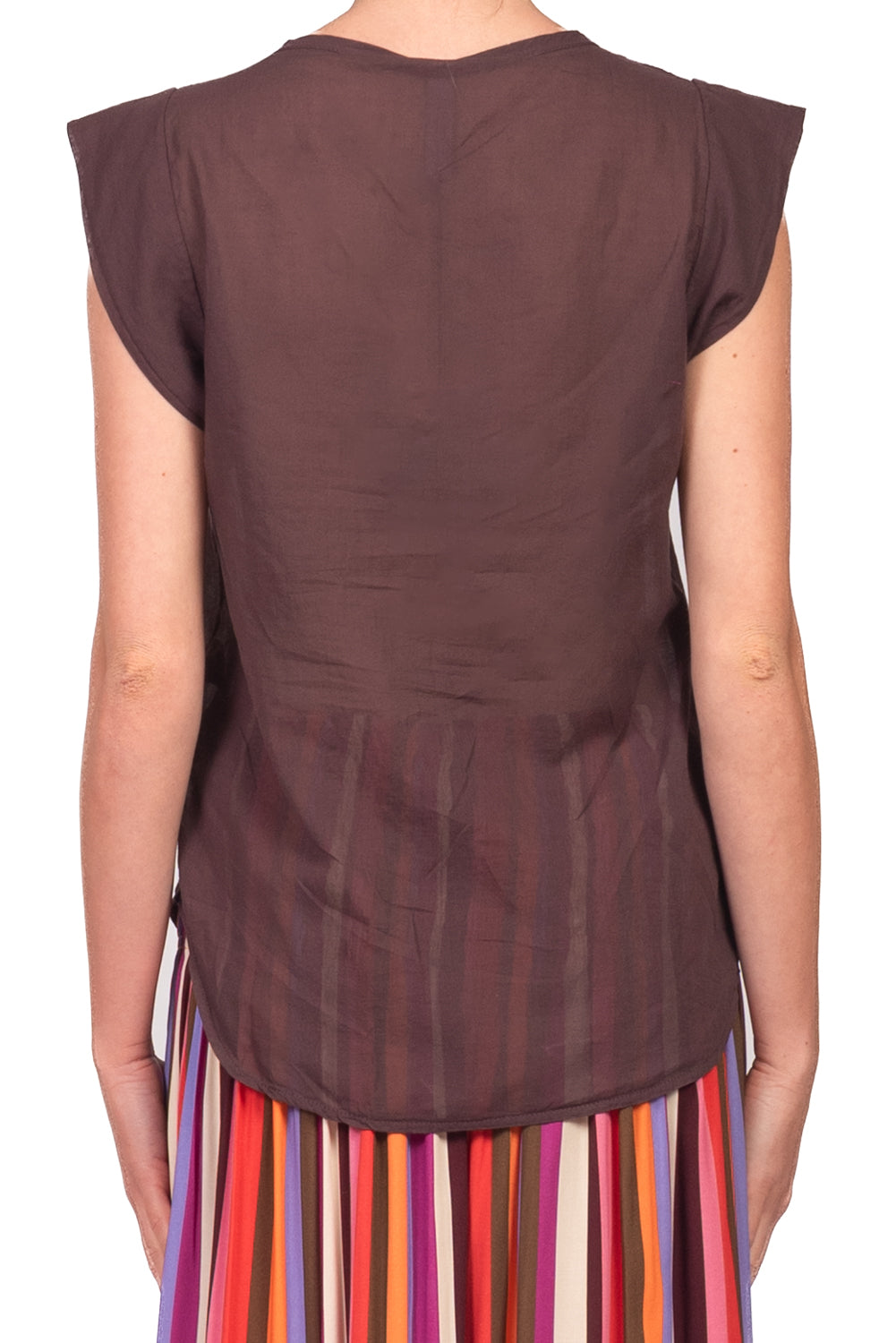 Tensione In - Camicia smanicata in mussola Art. H094C35R-PE26