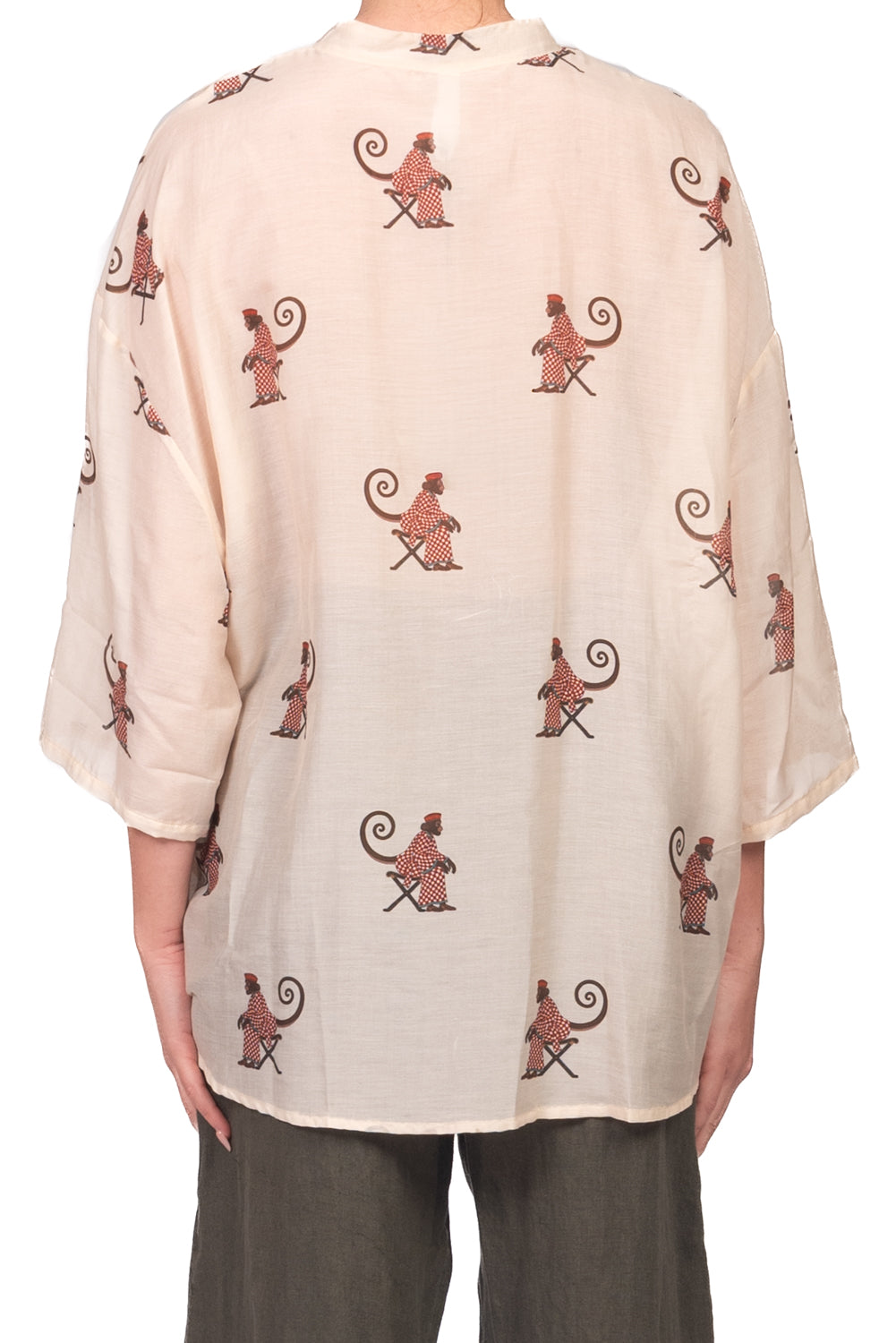 Tensione In - Camicia con stampa scimmie Art. 39857