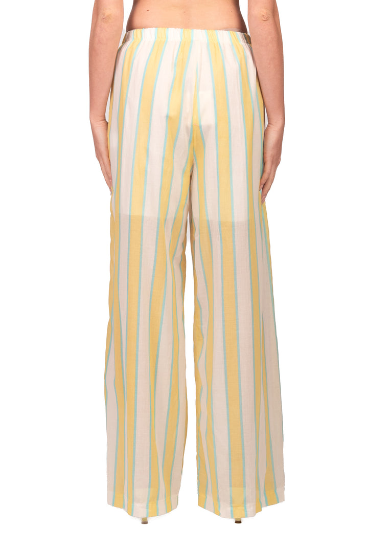 Tensione In - Pantalone in mussola rigato Art. PE260468
