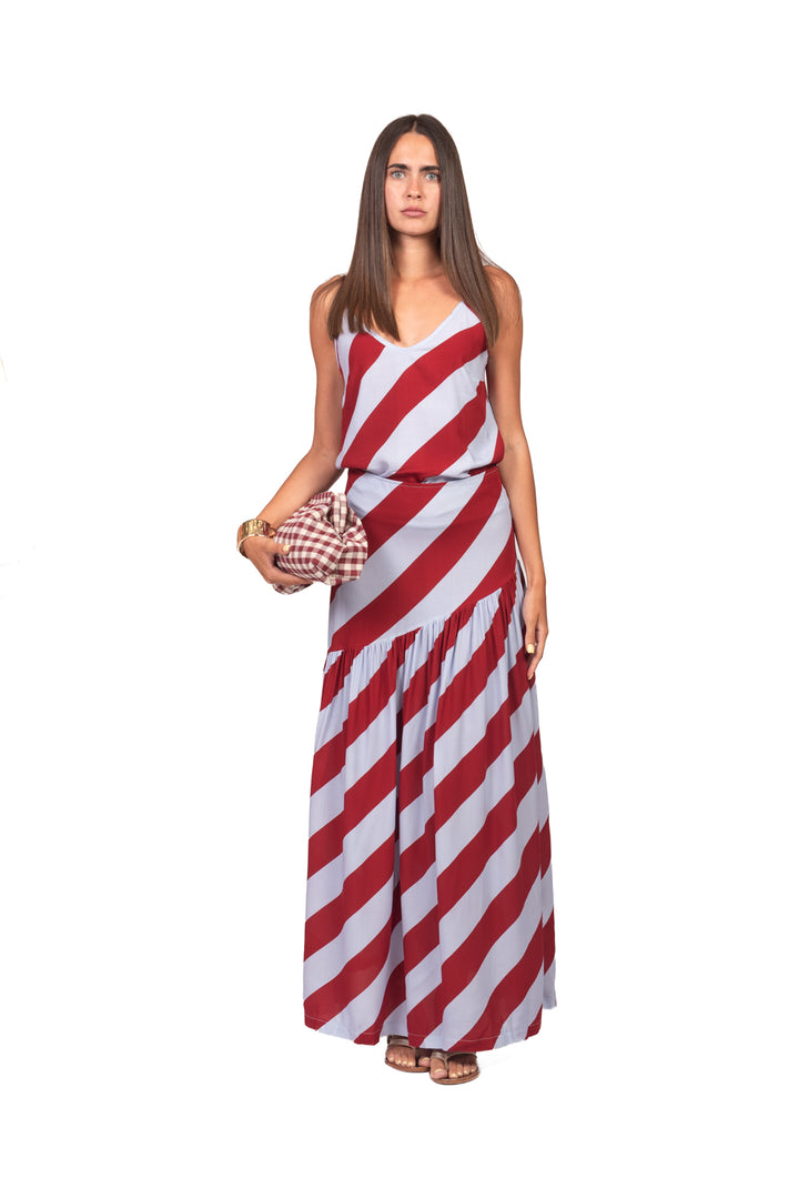 Tensione In - Top bretella rigato Art. PE260451