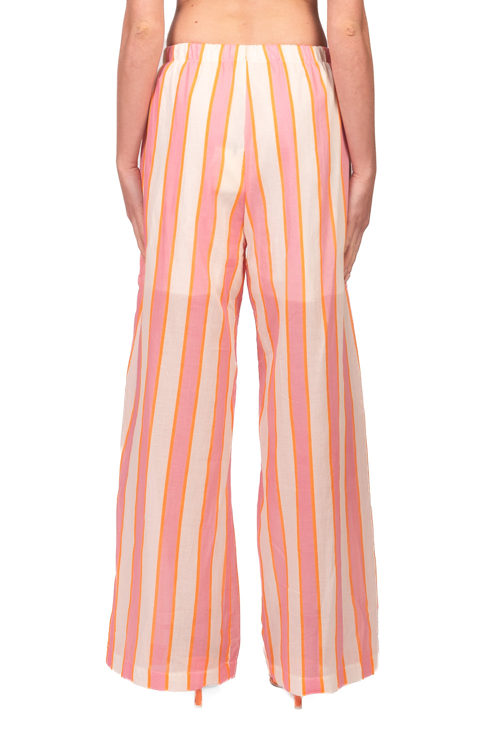 Tensione In - Pantalone in mussola rigato Art. PE260468