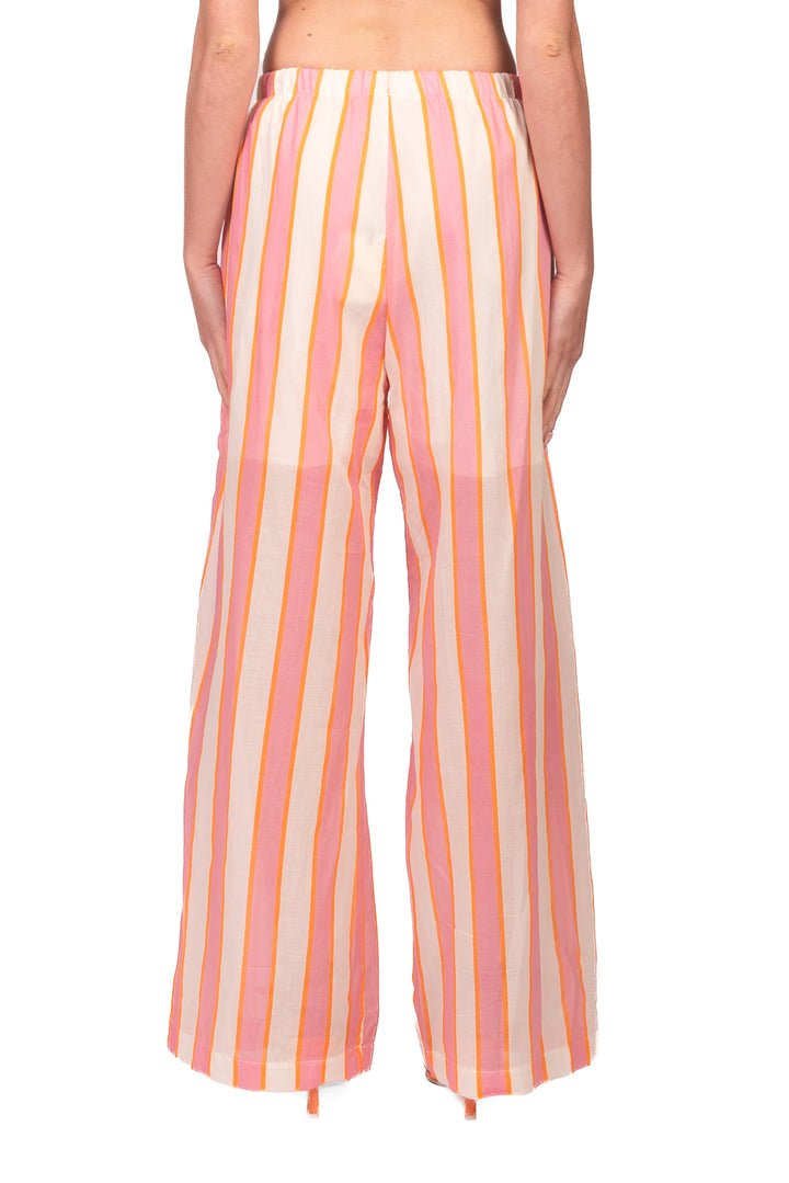 Tensione In - Pantalone in mussola rigato Art. PE260468