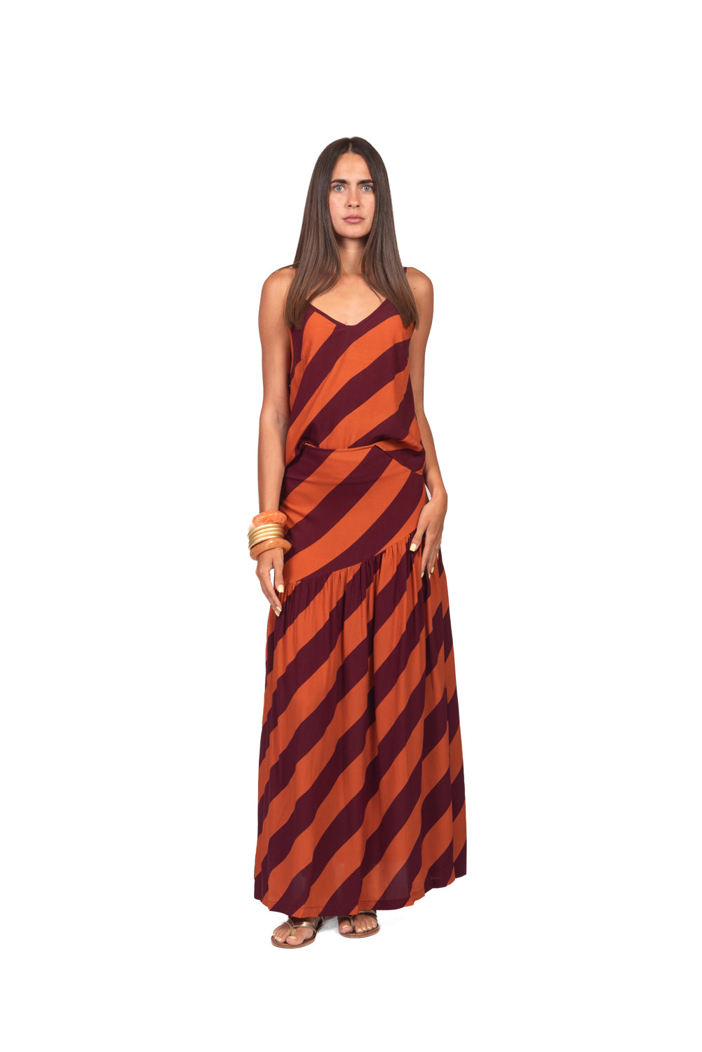 Tensione In - Top bretella rigato Art. PE260451