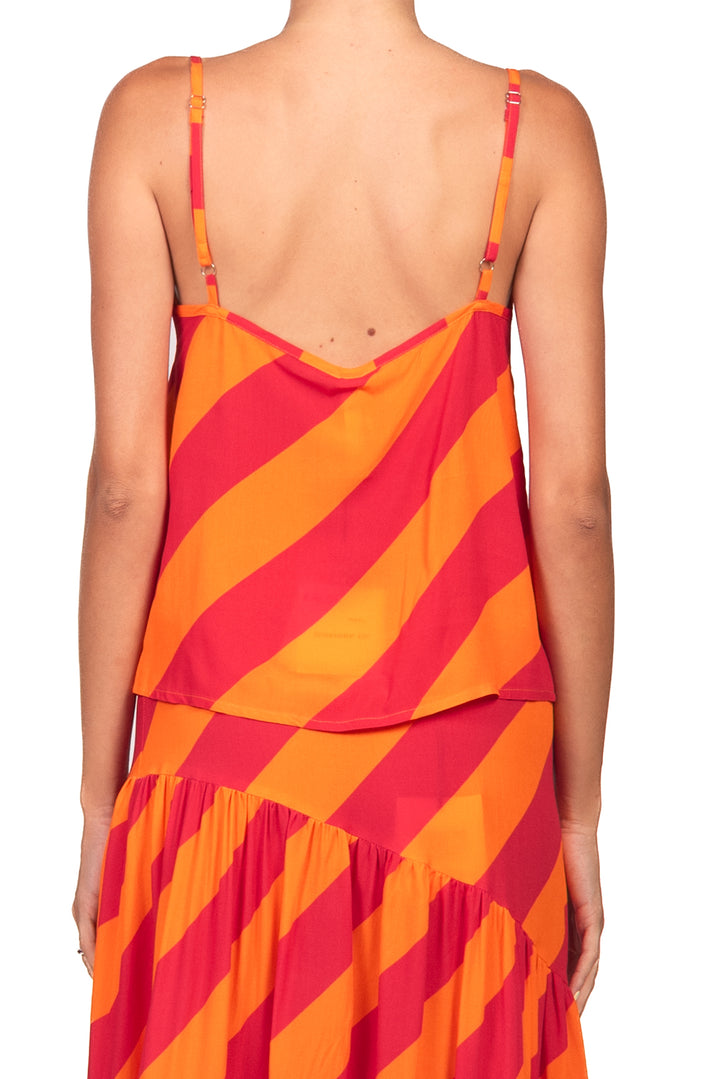 Tensione In - Top bretella rigato Art. PE260451