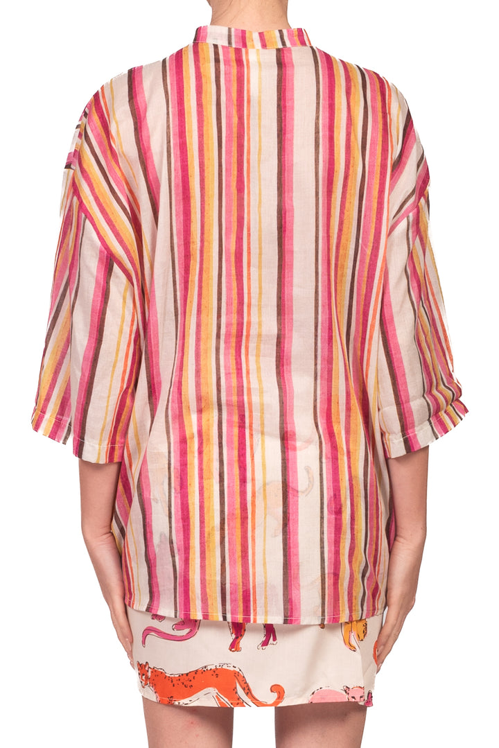 Tensione In - Camicia in mussola rigata Art. 39866