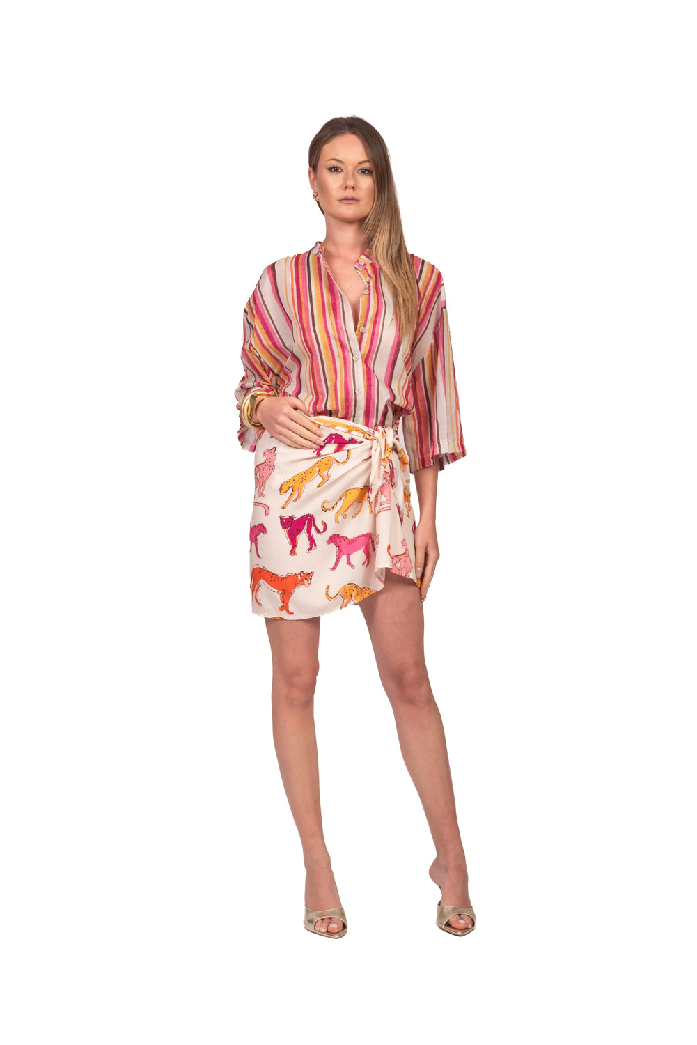 Tensione In - Camicia in mussola rigata Art. 39866