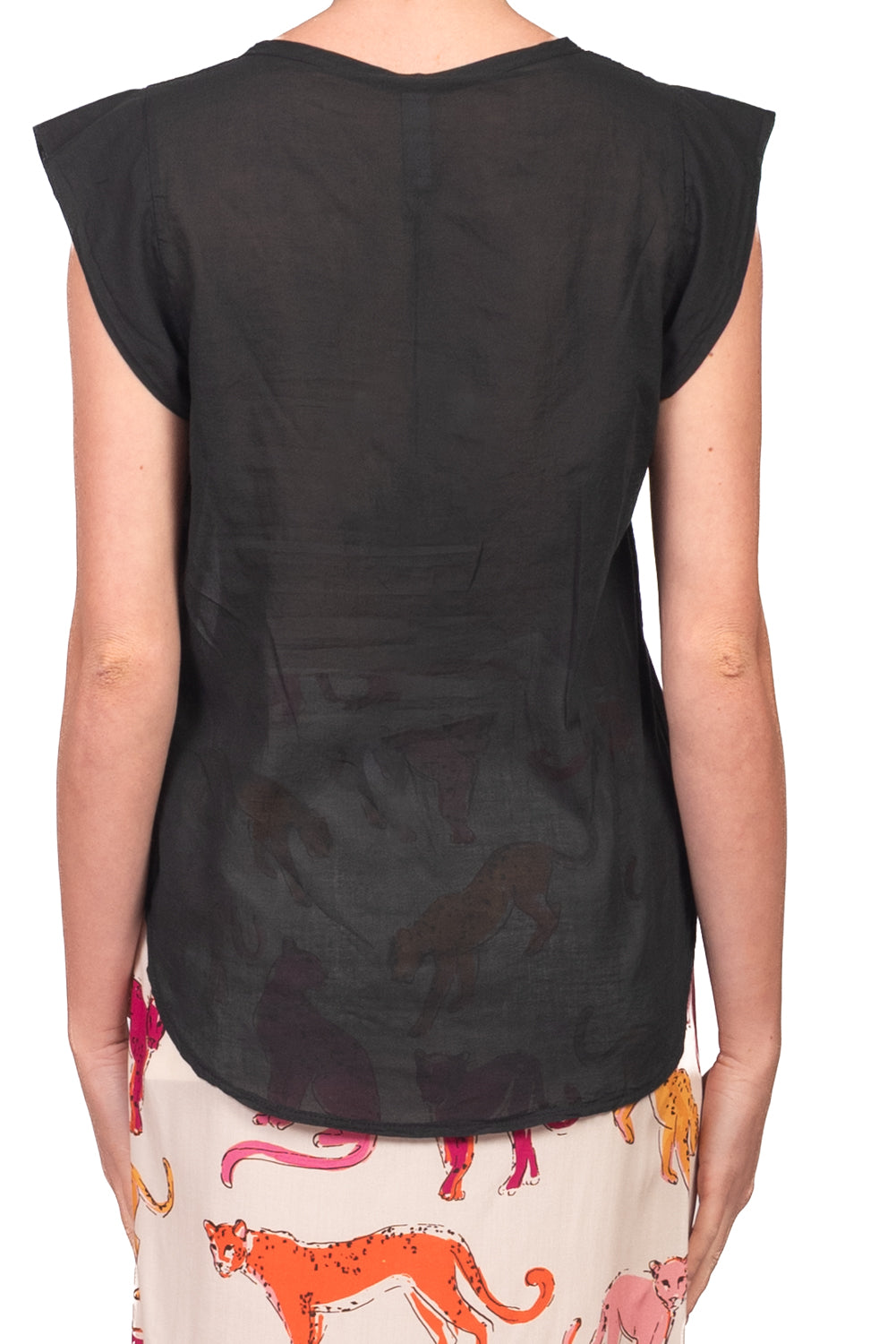 Tensione In - Camicia smanicata in mussola Art. H094C35R-PE26