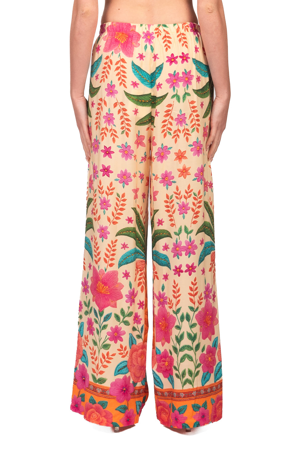 Tensione In - Pantalone fantasia palme Art. PE260999