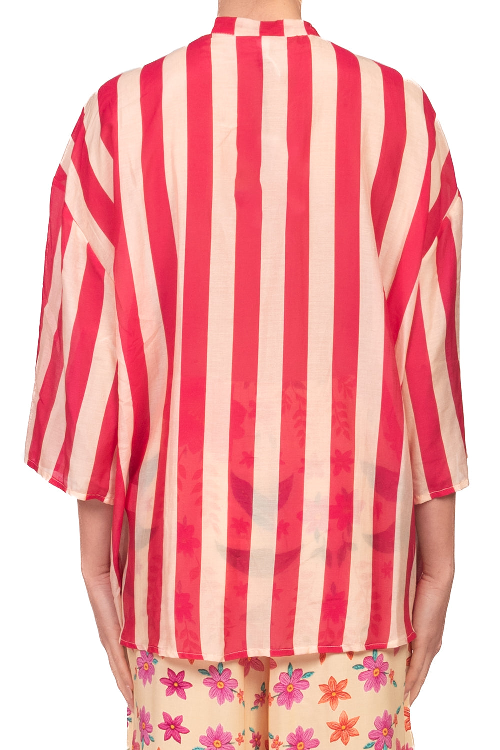 Tensione In - Camicia rigata misto seta Art. 39850