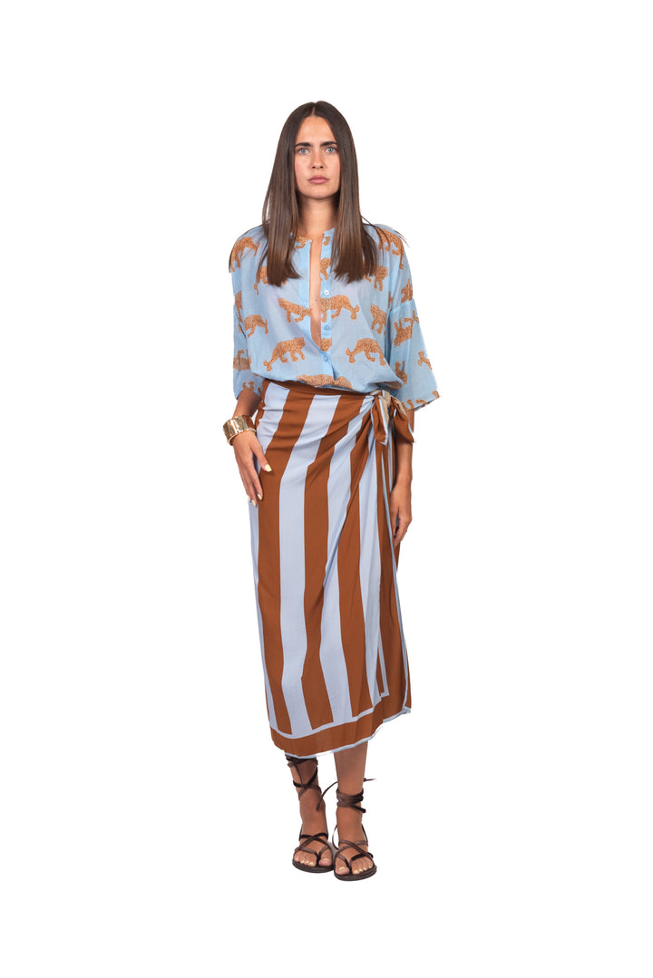 Tensione In - Gonna lunga rigata Art. PE260440