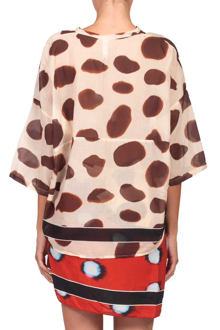 Tensione In - Camicia mussola fantasia Art. PE260444