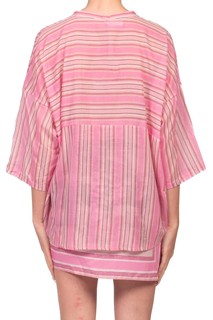 Tensione In - Camicia in mussola rigata Art. PE260474