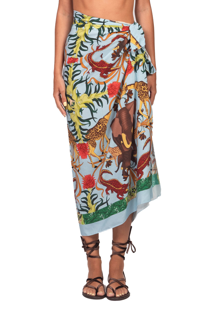 Tensione In - Gonna pareo lunga fantasia jungle Art. PE260447