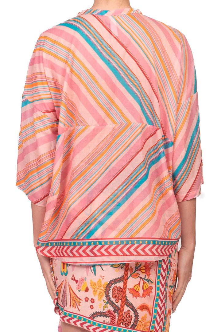 Tensione In - Camicia in mussola rigata Art. PE260452