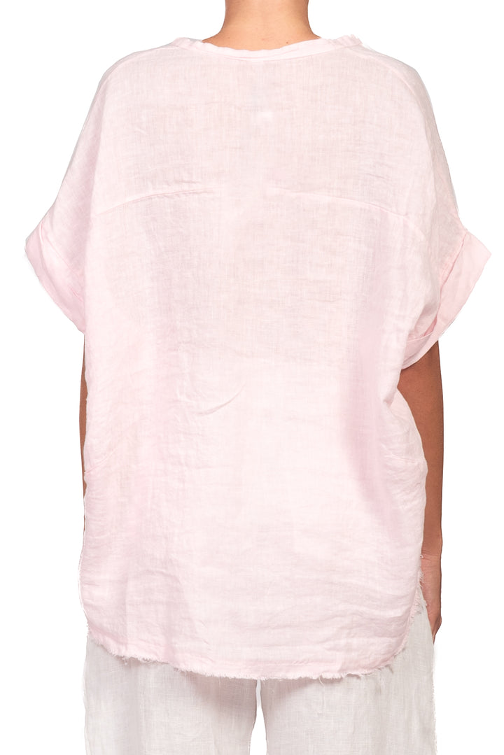 Tensione In - Camicia in lino mezza manica Art. S26CL97