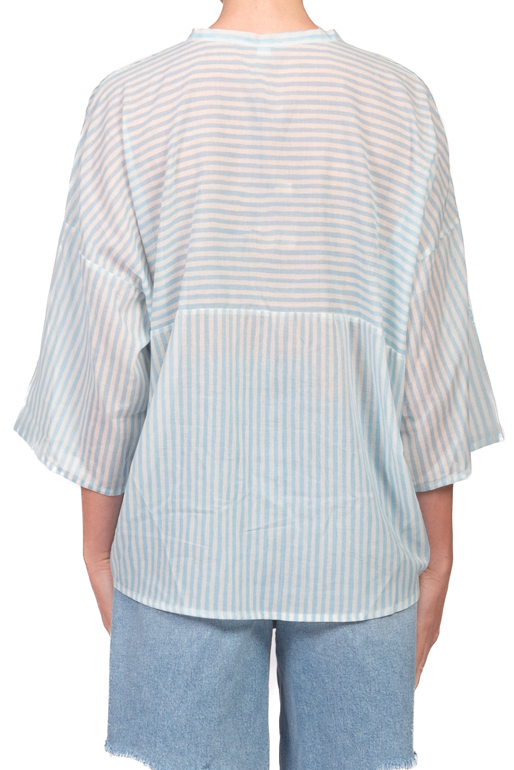 Tensione In - Camicia in mussola rigata Art. PE260449