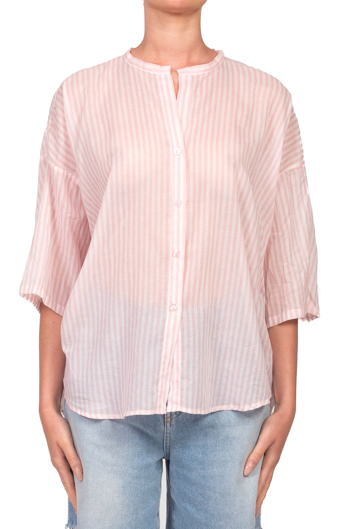 Tensione In - Camicia in mussola rigata Art. PE260449