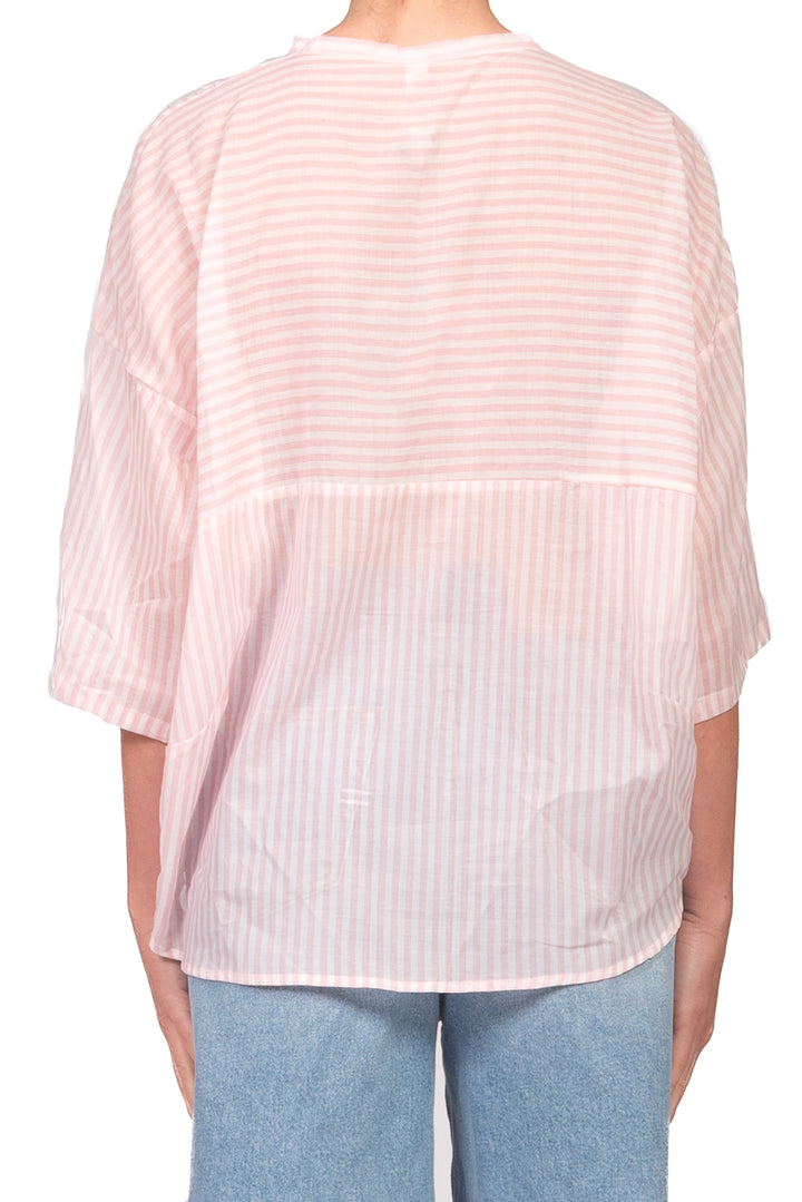 Tensione In - Camicia in mussola rigata Art. PE260449
