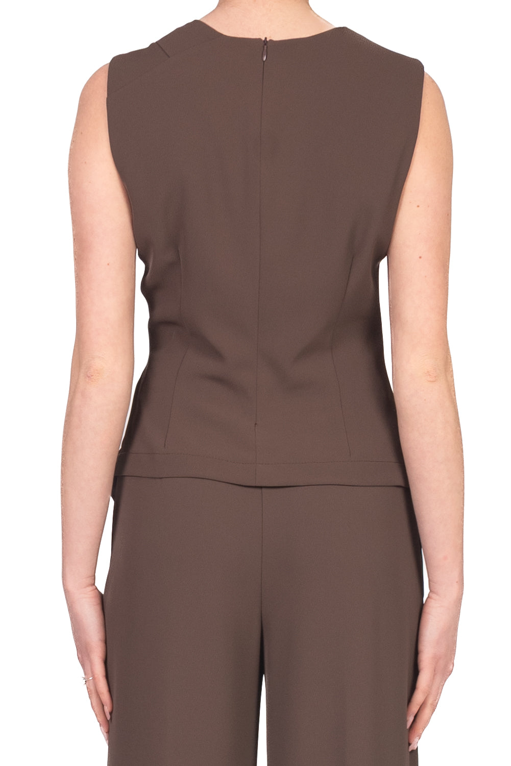 Vicolo - Top smanicato arricciato Art. TAB1687