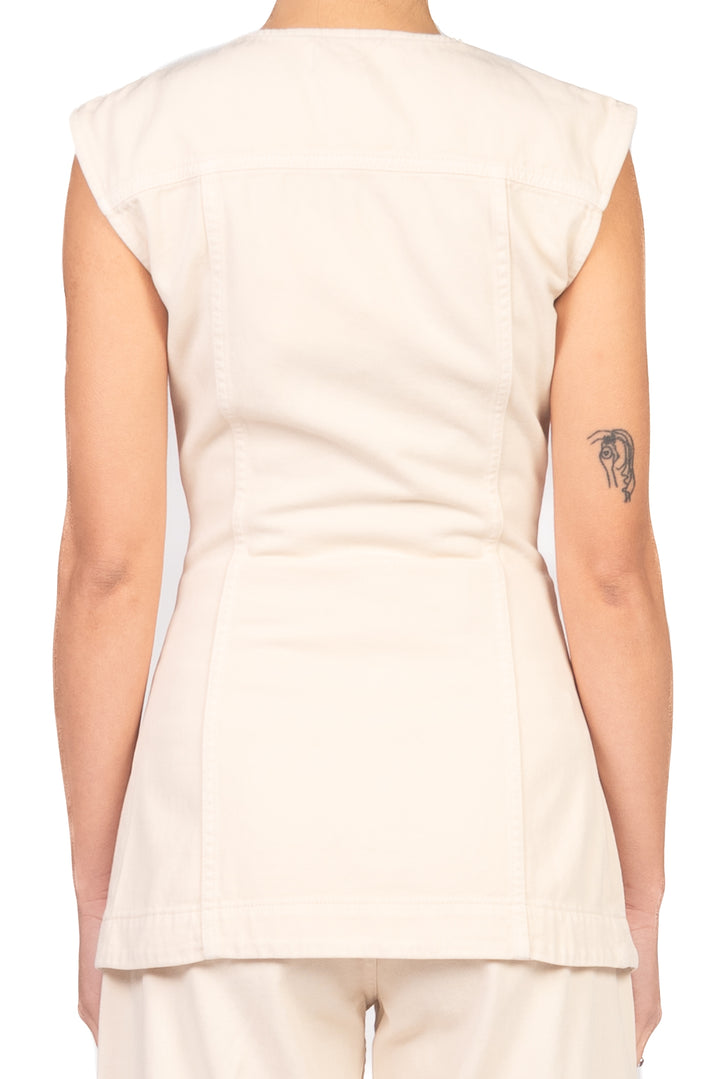 Vicolo - Gilet in denim sfiancato Art. DAB5326