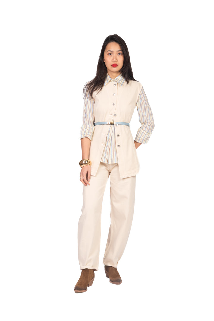 Vicolo - Gilet in denim sfiancato Art. DAB5326