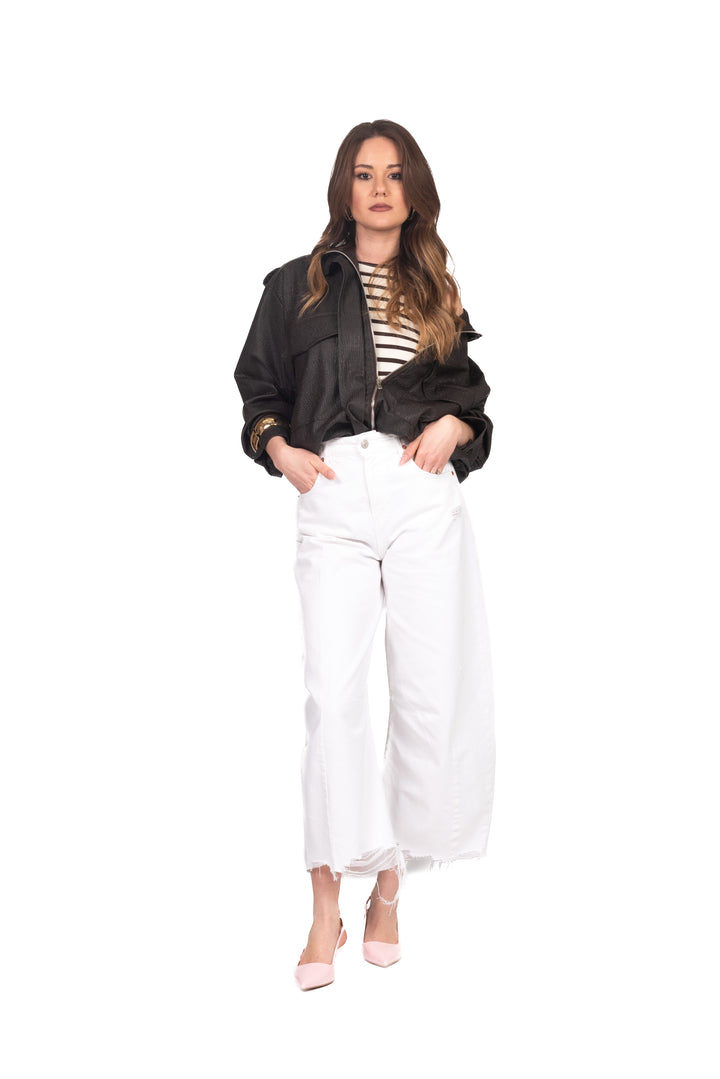 Vicolo - Bomber ecopelle tramato Art. TAB1613