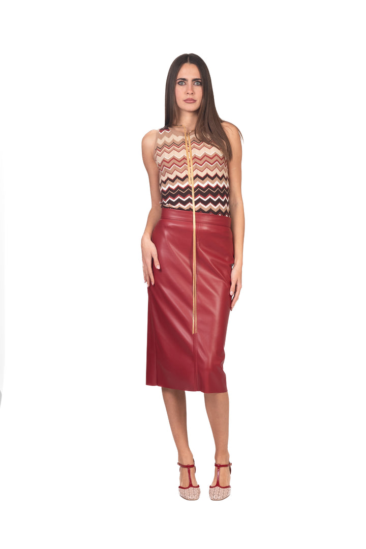 Vicolo - Canotta in maglia fantasia Art. 4AB4019