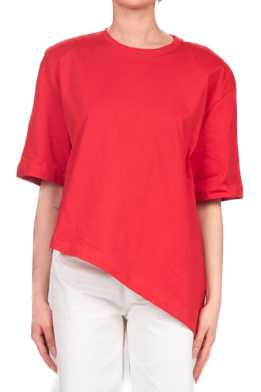 Dixie - T-shirt asimmetrica con spalline Art. T262A117