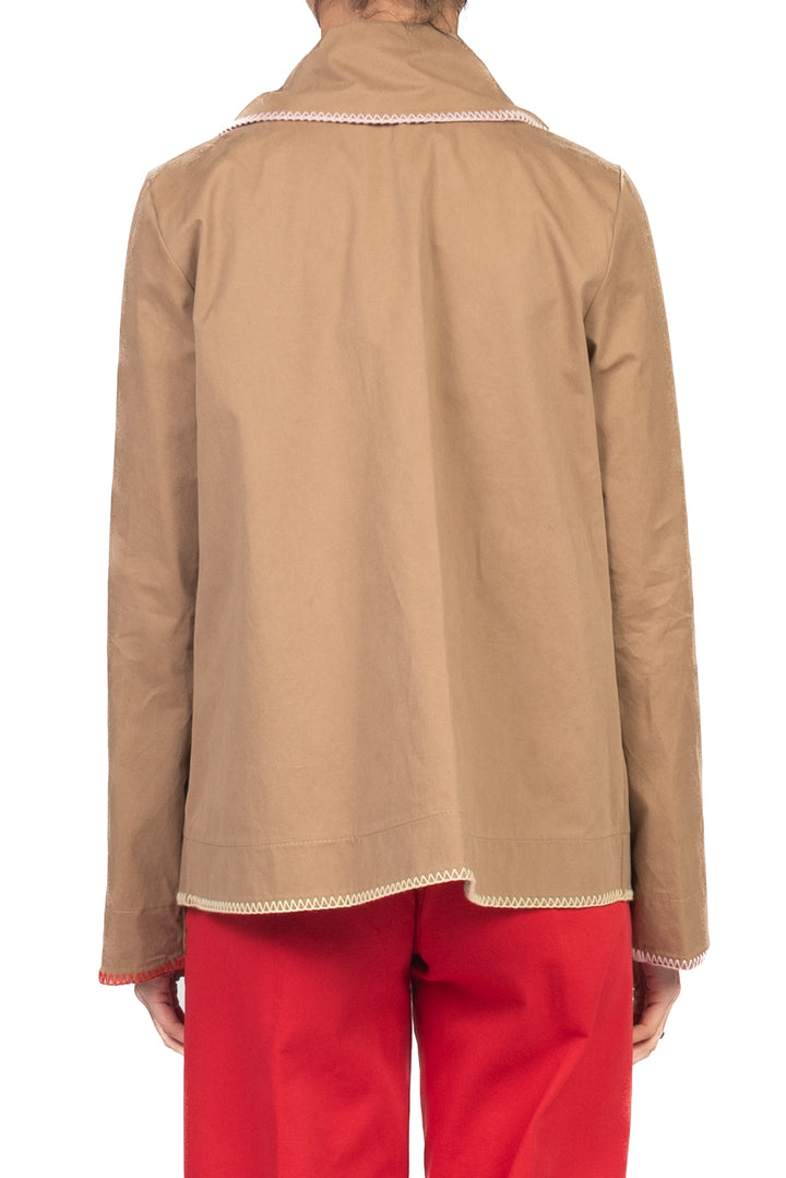 Vicolo - Giacca trench doppio petto con impunture Art. TAB1586