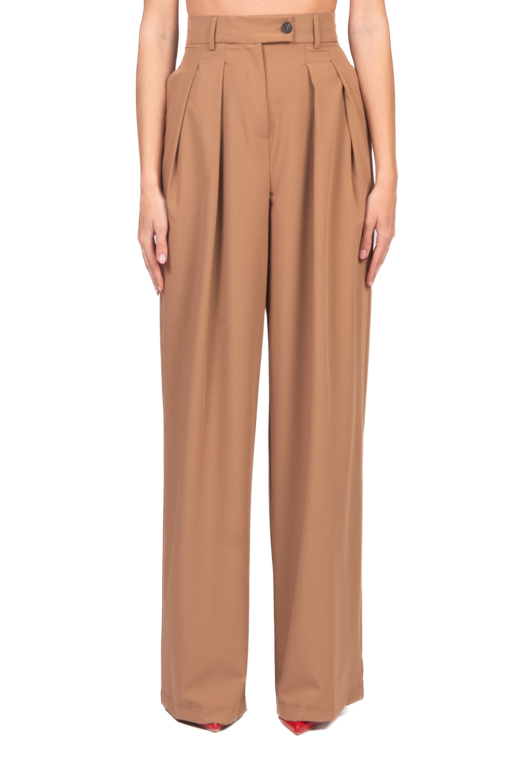 Tensione In - Pantalone palazzo chiusura asimmetrica Art. 26P4364