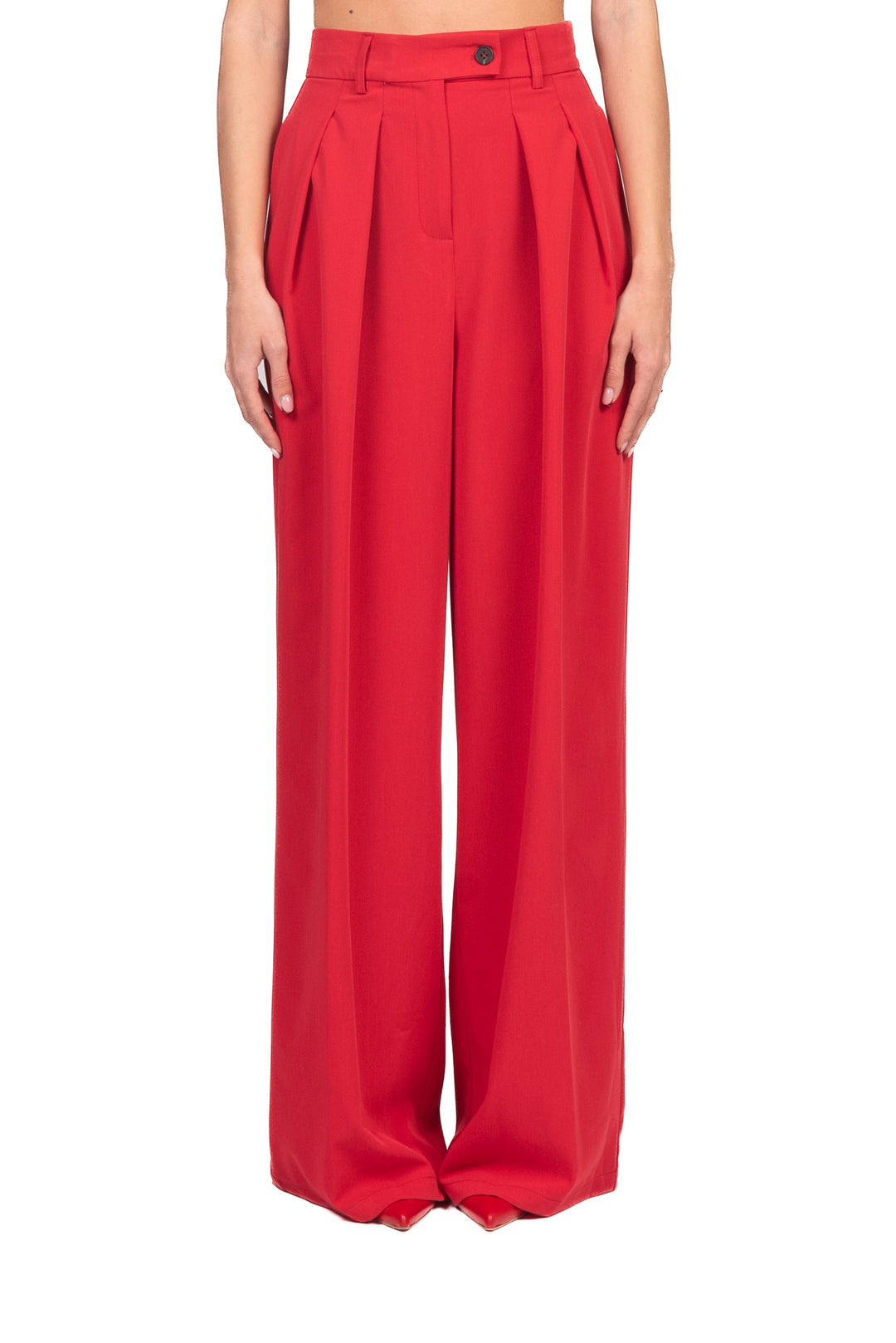 Tensione In - Pantalone palazzo chiusura asimmetrica Art. 26P4364