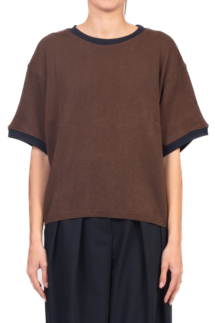Vicolo - Maglia girocollo profili contrasto Art. 7AB7051