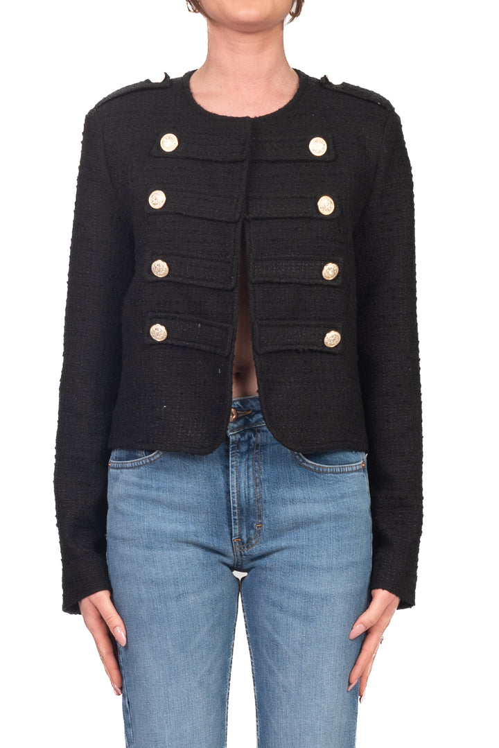 Tensione In - Giacca napoleone in boucle Art. 26B3718