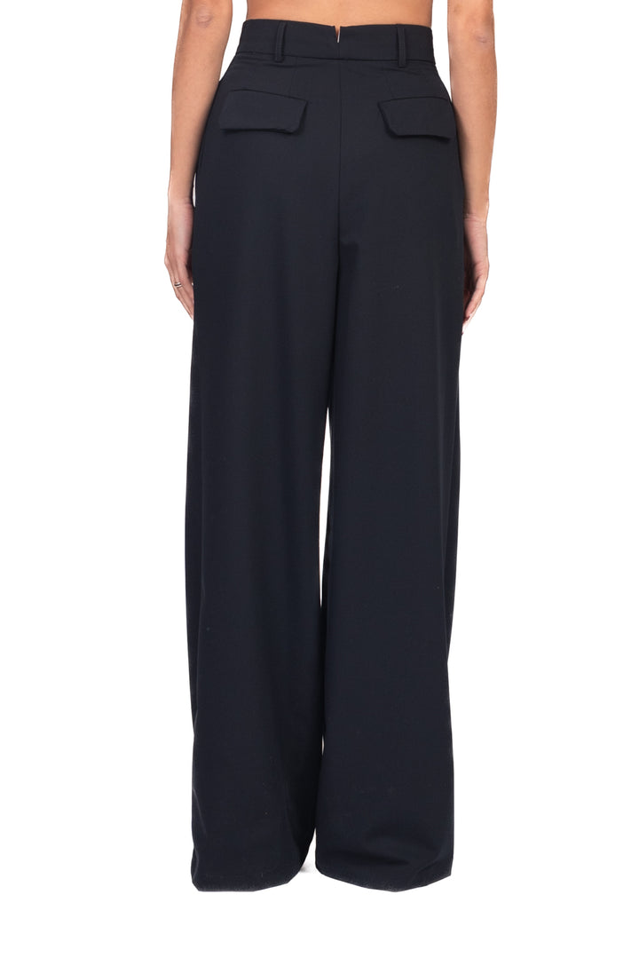 Tensione In - Pantalone palazzo chiusura asimmetrica Art. 26P4364