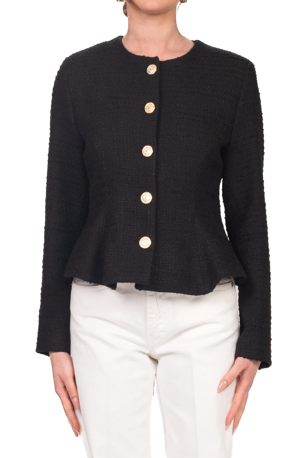 Tensione In - Giacca bouclé sfiancata Art. 26B4446