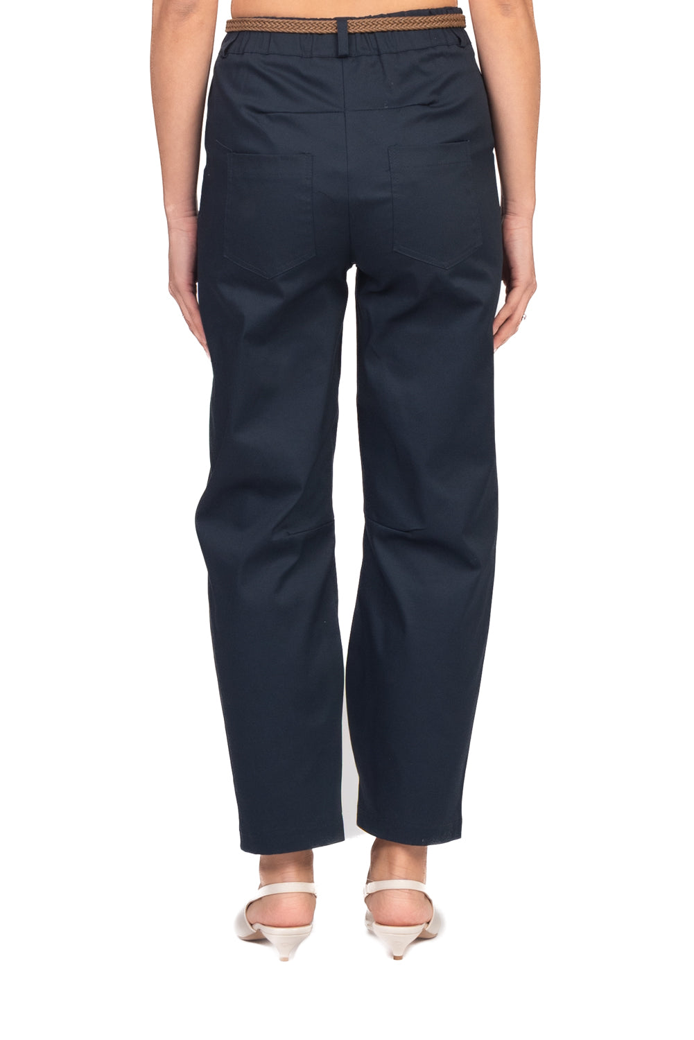 Vicolo - Pantalone barrel con cintura Art. TAB1709