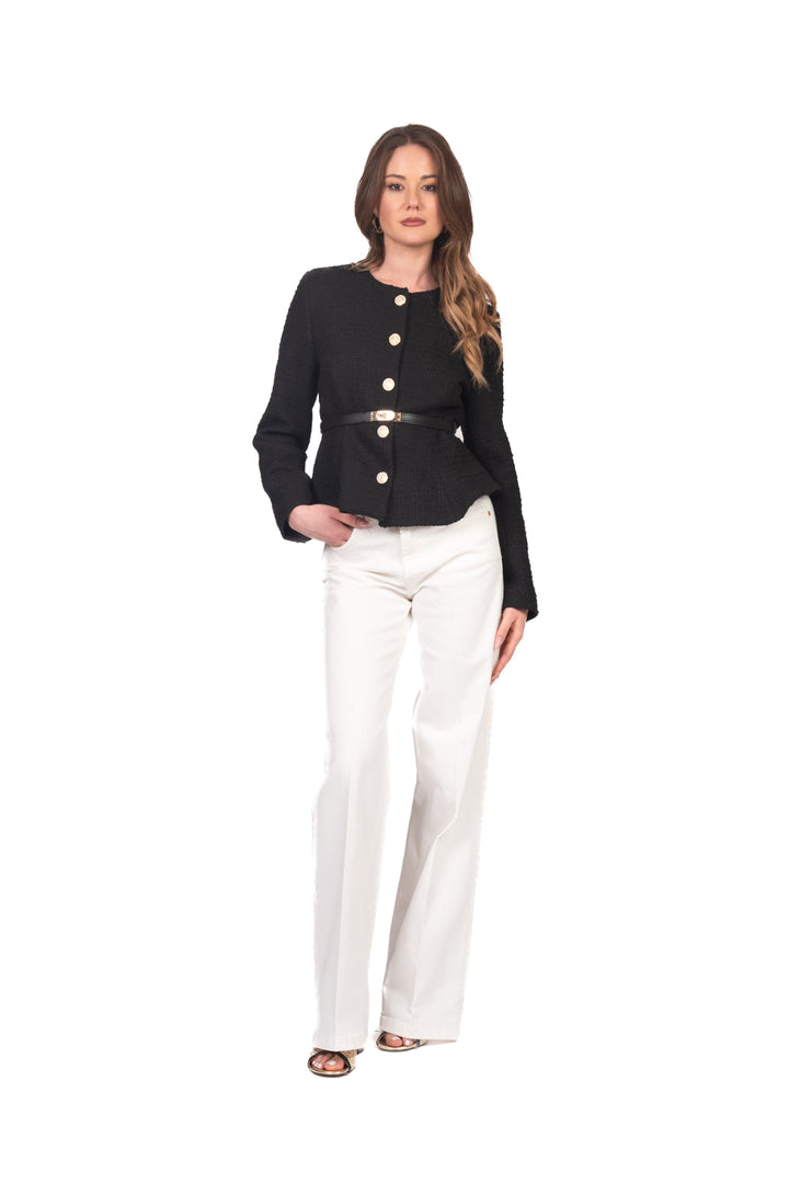 Tensione In - Giacca bouclé sfiancata Art. 26B4446