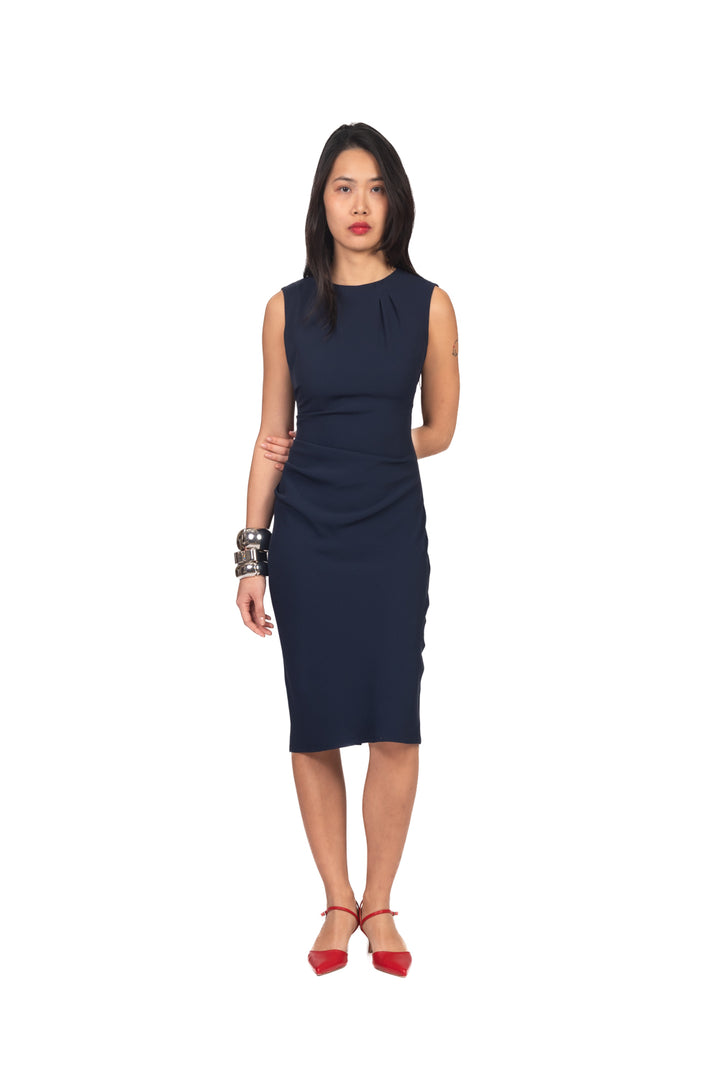 Vicolo - Abito in crepe arricciato Art. TAB1684