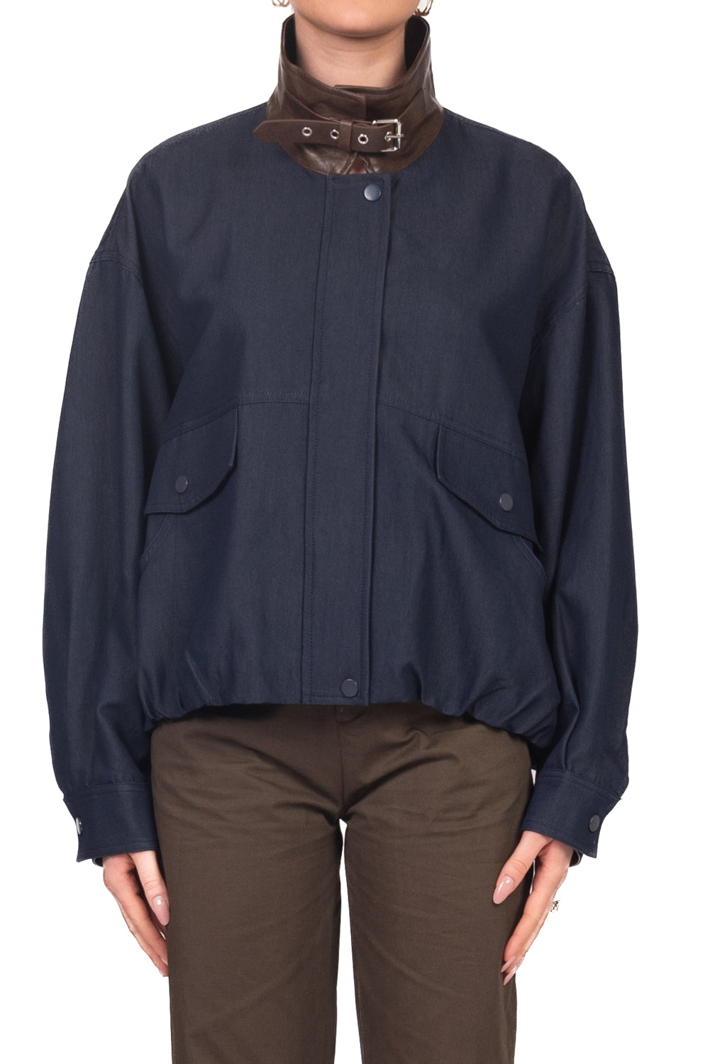 Vicolo - Giacca bomber colletto ecopelle Art. TAB0078