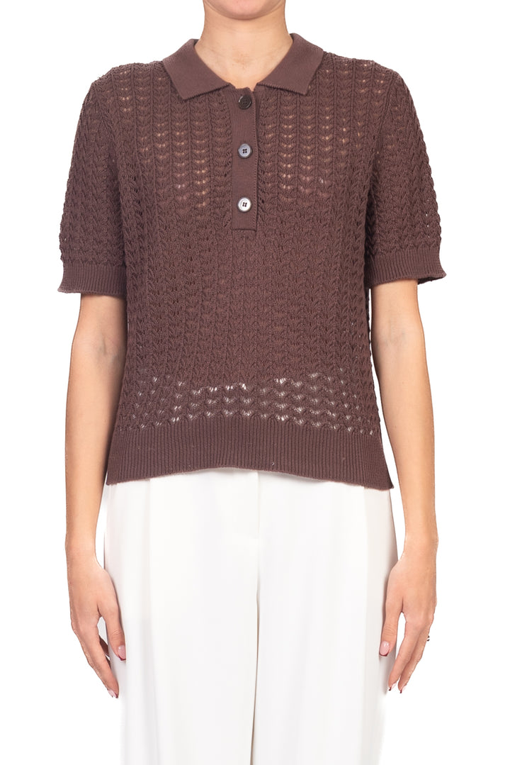 Vicolo - Maglia polo crochet Art. 7AB7083