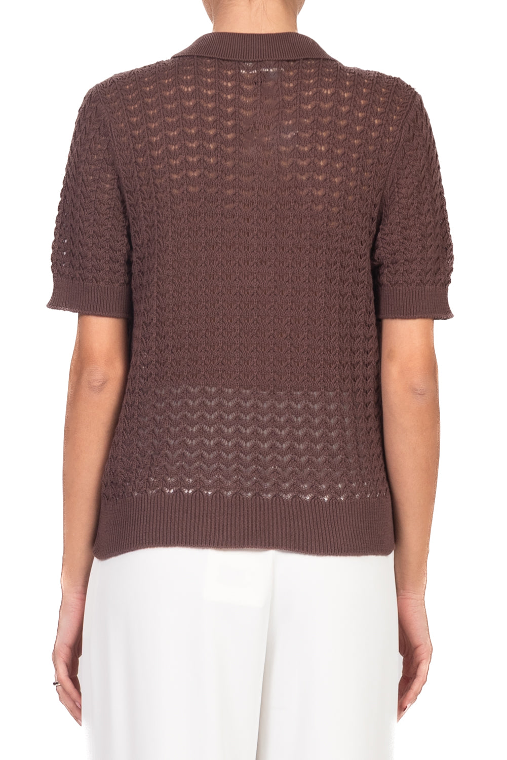 Vicolo - Maglia polo crochet Art. 7AB7083