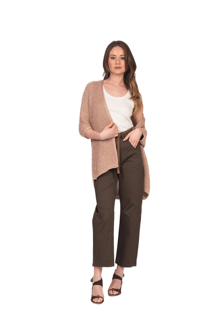 Vicolo - Cardigan aperto filo lurex Art. 5AB5021