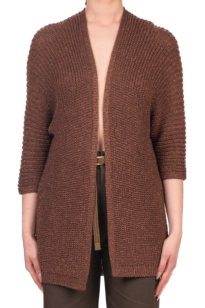 Vicolo - Cardigan aperto filo lurex Art. 5AB5021