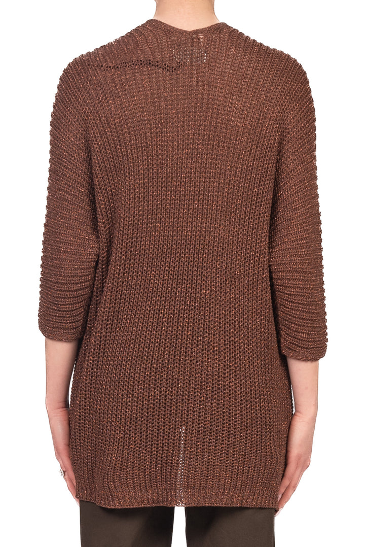 Vicolo - Cardigan aperto filo lurex Art. 5AB5021